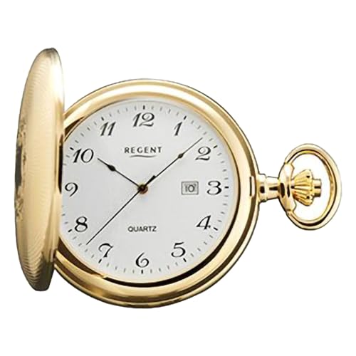 Montre de poche REGENT d'exception à cadran blanc et chiffres arabes