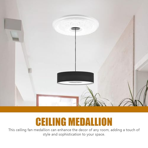 Médaillon de plafond cache-trou pour masquer les défauts - 5