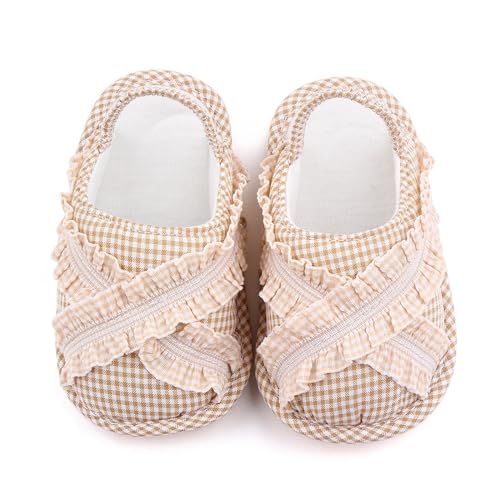 toddler sandal Plaid Printed Shoes First Shoes Summer Toddler Flat Sandals4