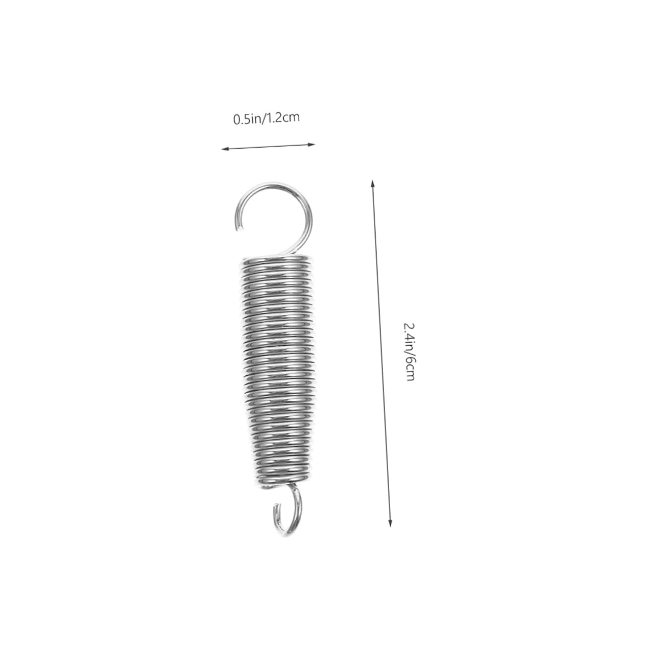 Set 2 Pezzi Molla in Acciaio Inox Per Battente Grancassa, Anelli Di Tensione Per Batteria, Accessori Per Battente Tamburo Compatibili Per Batteristi, Ricambi Per Percussioni