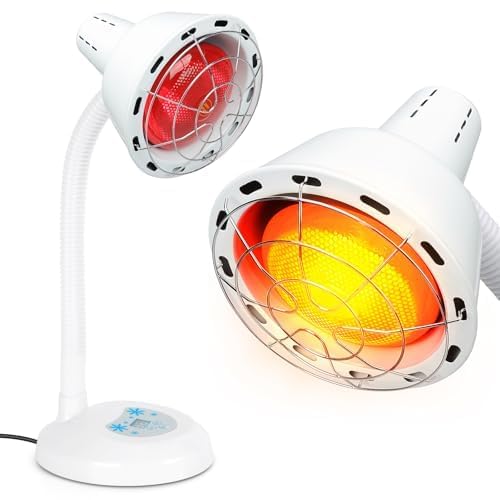 Lampe chauffante infrarouge 275 W contre les tensions du dos