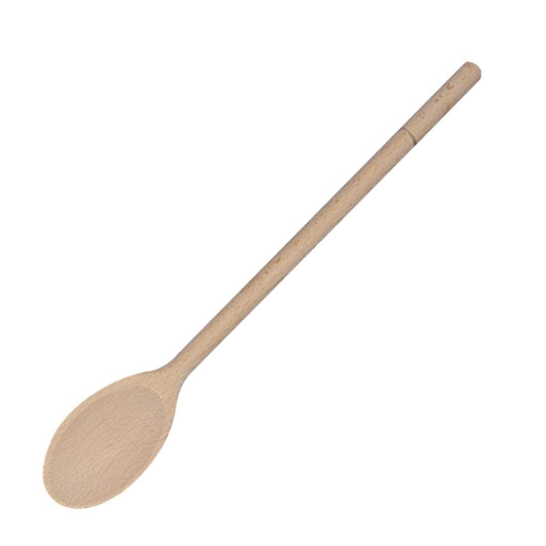Vogue Wooden Spoon 12" - Round Ended, High Heat Resistance D772