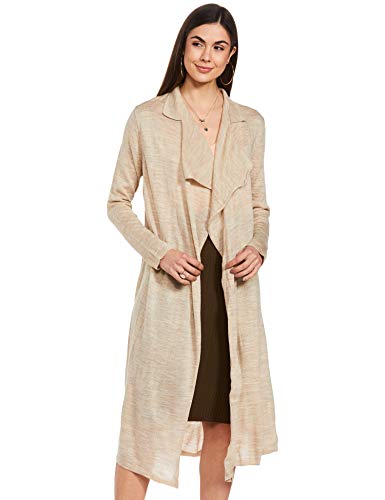 Image of BIBA Women Woollen Front Open Solid Shrug