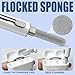 Inesore Cleaner Kit for Airpods Pro 3 2 1 Series,Multi-Function Cleaning Pen Tool for Earbuds Headphone iPhone Speaker Receiver Electronic Electronic Devices,with Soft Brush Flocking Sponge -White