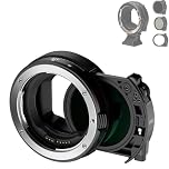 JJC EF - EOS R Bague d'adaptation avec Filtre d'insertion C-PL + NDV, remplace Canon Bague d'adaptation EF pour boitier EOS R sur caméra à Monture RF EOS R10 R7 R6 R5 R PR