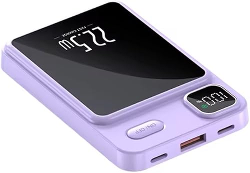 Olesson DM752 Magnetic Wireless Charger Power Bank 10000mAh - Purple
