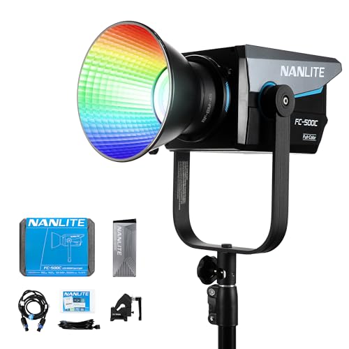 Amazon | NANLITE FC-500C RGB LEDビデオライト – アプリ&DMX