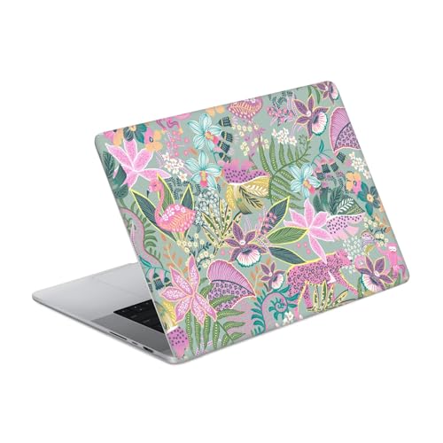 Vinyle Autocollant MacBook Pro 16 A2485 Ninola Fleur Fuchsia Romantique Rose Collection 2025-26