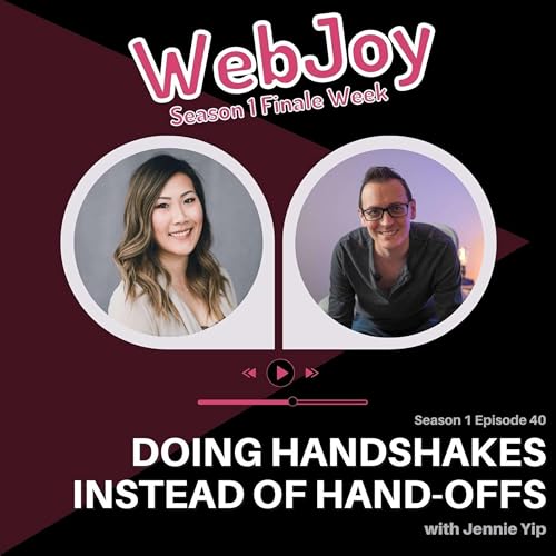 S1 E40: Doing handshakes instead of hand-offs (Jennie / @JennieSYip) Podcast Por  arte de portada