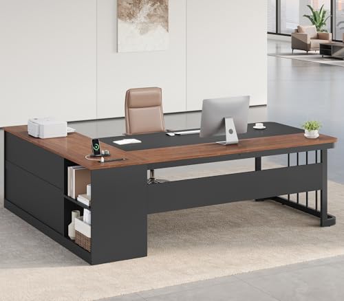 L shaped executive office desk