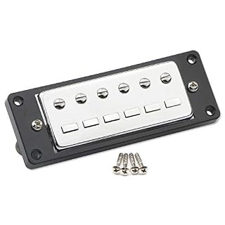 Unxuey 1 mini micro chevalet de guitare de 52 mm à double bobinage Humbucker pièces de rechange pour guitare électrique… - Les Beatles, Paul McCartney, John Lennon, RIngo Starr, George Harrison