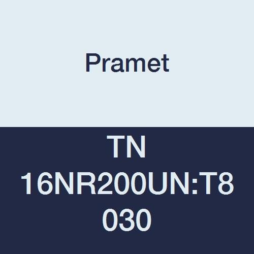 TN 16NR200UN:T8030 Carbide Multi-Material (P30,M25,K30) Indexable Internal Threading Insert, UN 60 Degree Full Profile, TPI 20, 3" Cutting Edges, PVD, Use SER/L Tool Holder, Gold (Pack of 5)