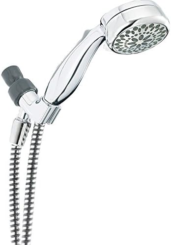 Delta Faucet 7-Spray Touch-Clean Hand Held Shower Head with Hose, Chrome Handheld Shower Head, Hand Shower, Handheld Shower, Detachable Shower Head, Chrome 75700