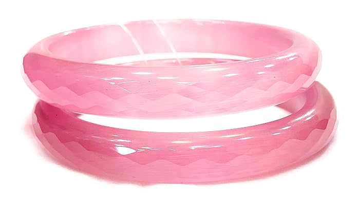 Prem Bangles Original Crystal Cut Glass Bangles For Women (PINK, 2.4) (B0D2LKVSSR) Amazon Price History, Amazon Price Tracker