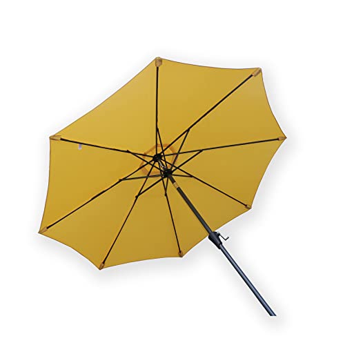 Garden Lucky 9Ft Patio Umbrella Replacement Canopy Market Umbrella Top Outdoor Umbrella Canopy For 8 Ribs Umbrella Yellow #TOP4