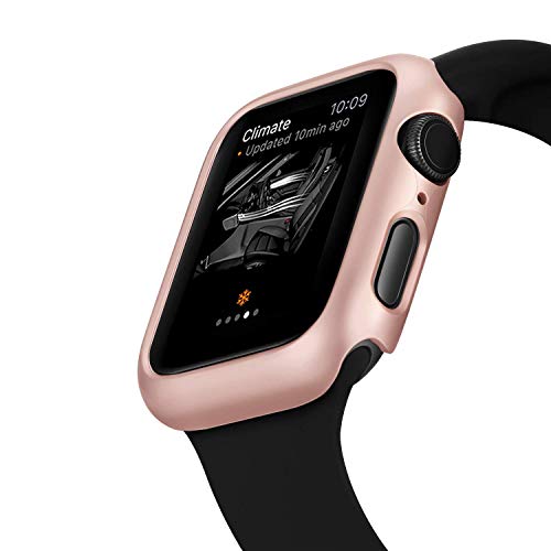 Coque iWatch 44mm Rose Gold mince pour éviter les rayures du boîtier