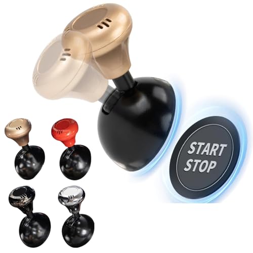 プッシュスタート レバー 車 エンジンスタートボタン 車のレバー 車のボタン エンジン始動停止 コントロール 自動車部品 装飾アクセサリー 取り付けが簡単 アロマセラピー機能が付いており