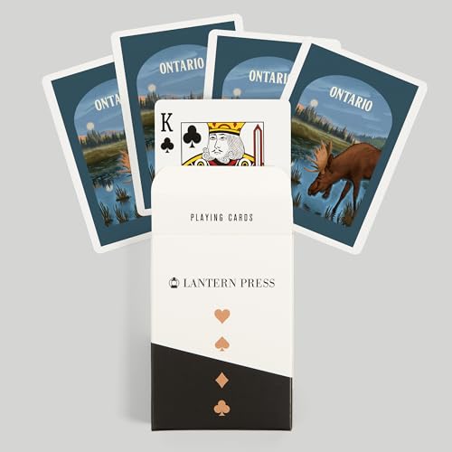 Lantern Press Naipes Poker Ontario Lithograph miniatura 6