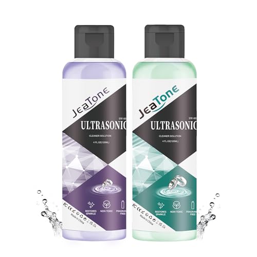 Ultrasonic Jewelry Cleaner Solution 2 Pack