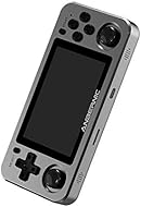 HAIHUANG RG351M Retro Game Console,WiFi Built-in Online Sparring, Handheld Game Console with 64G TF Card 2500 Classic Games, Portable Game Console 3.5 inch IPS Screen Happy Time with Kids (Gray)