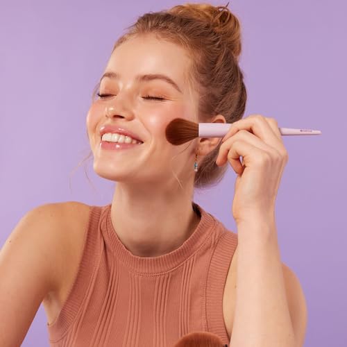 essence blush & highlighter brush, Rougepinsel, Nr. 01, Mehrfarbig, Nanopartikel frei, 1er Pack (1pcs)