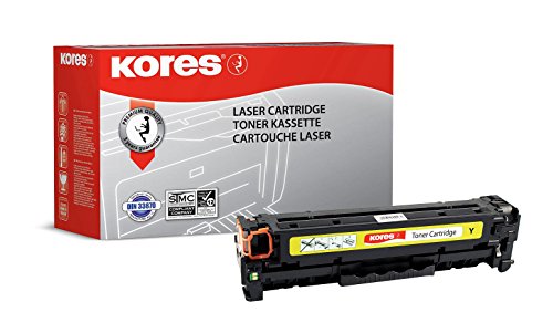 Cartouche laser jaune Kores G1218RBG pour imprimante HP Color LaserJet