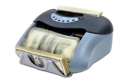 Cassida Tiger UV Digital Bill Counter with Ultraviolet Counterfeit Detection, Grey