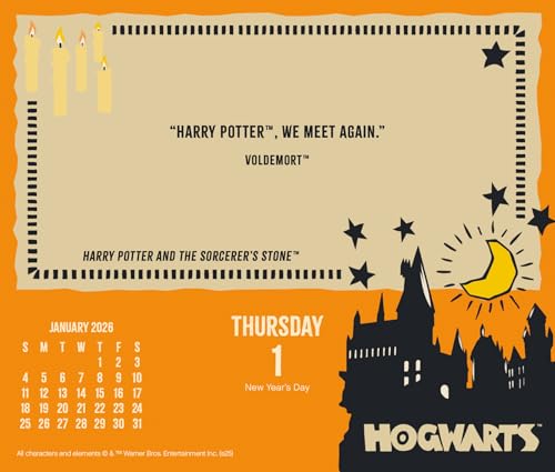 2026 Harry Potter Day-at-a-Time Box Calendar - image 3