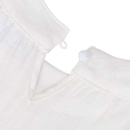 Geru Girl's Halter Neck Sleeveless Summer Casual Sundress A-Line Solid Color Dress #TOP2