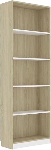 Miniatura 3 de BynJoo Gabinete de 5 niveles estantería de exhibición de 236 pulgadas organizador de almacenamiento estantería independiente de madera de ingeniería