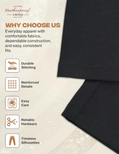 Image of Weatherproof Vintage Casual Hiking Pants for Men - Lightweight Stretch Travel Mens Work Pants with Utility Cargo Pocket