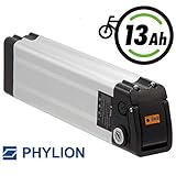 Phylion E-Bike Akku XH 370–10J mit 37V 13AH für MiFa, Rex, Prophete