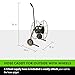 Yard Butler Compact Hose Reel Cart with Wheels Heavy Duty 100 Foot Metal Hose Reel Suitable for Gardens, Lawns and Outdoor - IHTC-1