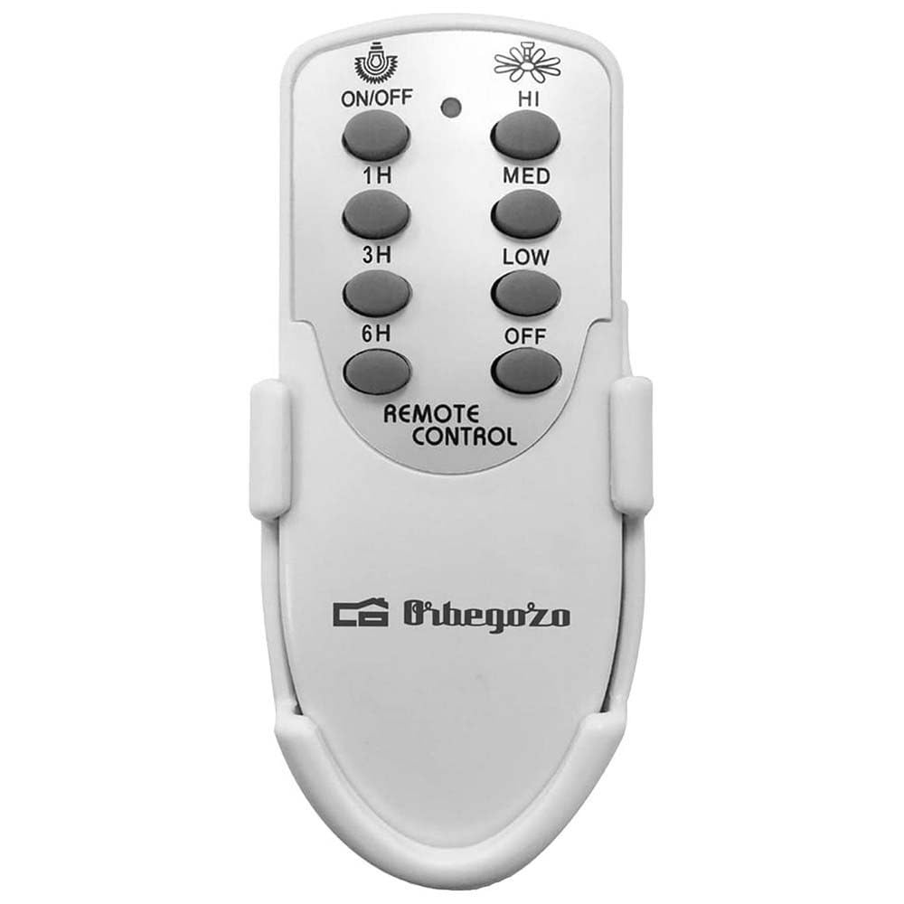 Orbegozo CP 53132 A - Ventilador de techo con luz y mando a distancia, 5 palas, 112 cm de diámetro, potencia 55 W y 3 velocidades