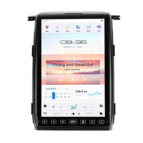 NAKEVICH 14.4 Inch Qualcomm Android 11 Car Radio for Ford F150 F-150 2009 2010 2011 2012 Stereo Upgrade Tesla Style Dash IPS Touch Screen Android Auto GPS Navigation Multimedia Player