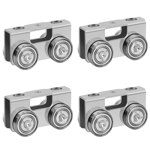 P2750-EG 4 Wheel Light Duty Trolley Assembly for Unistrut, Use for All 1-5/8" P1000, P1001, P5000, P5001, P5500, P5501 or Taller Strut Channel, Unistrut, Superstrut (4PACK)