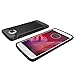 TUDIA Motorola Moto Z2 Play Case, Carbon Fiber Design Lightweight [TAMM] TPU Bumper Shock Absorption Cover for Motorola Moto Z2 Play (Black)