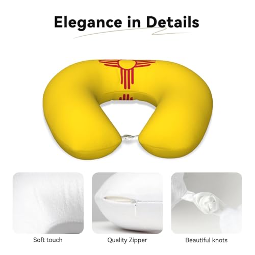 Almohada de espuma viscoelástica para viaje tamaño U miniatura 3