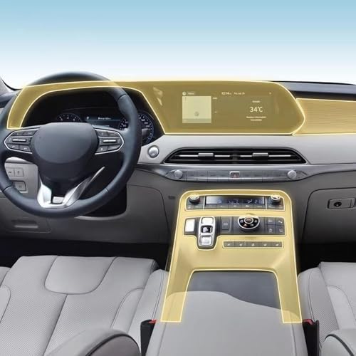 Film TPU transparent mat haut de gamme pour intérieur Hyundai Palisade