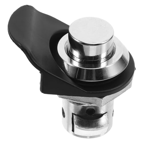 DECHOUS Push Button Latch for Boat Tool Box Without Lock Head Push Close Latch Industrial Grade Lock for Glovebox Radio Box Marine Boat Applications