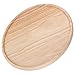 Vassoio da Portata in Legno, Vassoio per Alimenti Rotondo da 30 Cm, Piatto per Pizza in Legno per Servire Dolci, Snack, Colazione Al Cioccolato, Perfetto per Matrimoni, Feste, Buffet