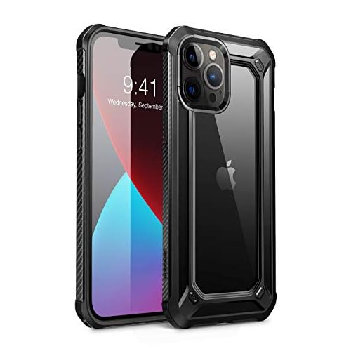 SUPCASE Unicorn Beetle EXO Series Case for iPhone 12 Pro Max (2020 Release) 6.7 Inch, Premium Hybrid Protective Clear Bumper Case(Black)