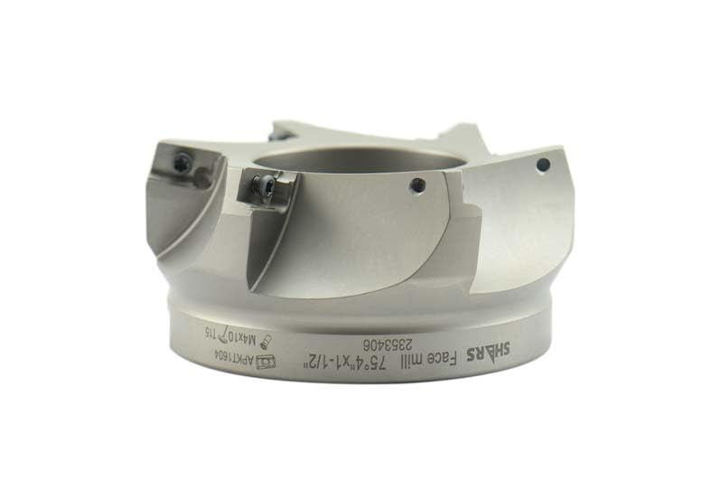 Shars 4" 75 Degree Face Mill [APKT 1604 Insert] NEW 404-2603W S[
