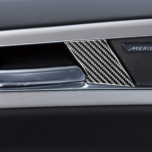 Real Premium Carbon Fiber Compatible with Jaguar F-PACE X761 2016 2017 2018 2019 2020 Accessories Car Inside Door Handle Cover Sticker Decal Auto Interior Trim