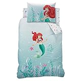 juegos ariel la sirenita gratis Lavable a máquina. Disney - Juego de Funda de edredón, polialgodón, Multicolor, Individual