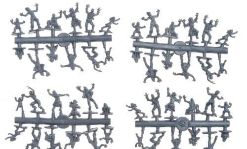 Set de plástico modelo zombies 1/72 Alliance miniatura 3