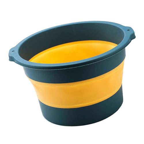 Tina plegable para baño de pies con masaje portátil plástico miniatura 3
