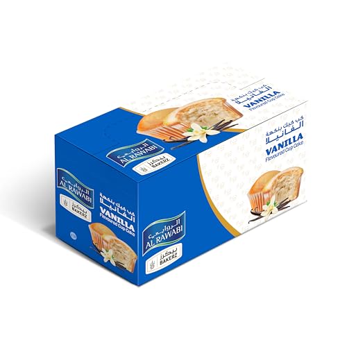 Al Rawabi Vanilla Cupcake Pack of 18 30 g UAE