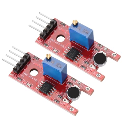 QUARKZMAN 2 Pcs Micrófono Sensor de Sonido KY-038 Módulo de