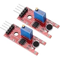 QUARKZMAN 2 Pcs Micrófono Sensor de Sonido KY-038 Módulo de